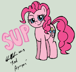 Size: 1940x1836 | Tagged: safe, artist:redapropos, pinkie pie, earth pony, pony, g4, female, solo