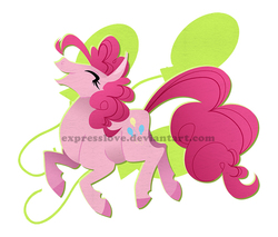 Size: 700x595 | Tagged: safe, artist:expresslove, pinkie pie, earth pony, pony, g4, female, solo