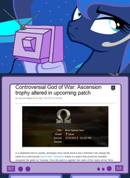 Size: 563x769 | Tagged: safe, princess luna, gamer luna, g4, exploitable meme, tv meme