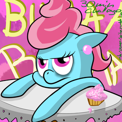 Size: 1000x1000 | Tagged: safe, artist:stoner-spike, cup cake, g4, 30 minute art challenge, cupcake