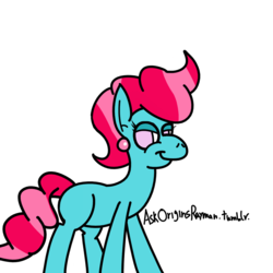 Size: 1280x1280 | Tagged: safe, artist:misterhailfire, artist:mrdynasty, cup cake, earth pony, pony, g4, 30 minute art challenge, female, mare, simple background, solo, transparent background