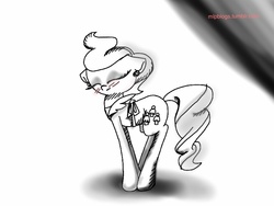 Size: 1024x768 | Tagged: safe, artist:mlpblogs, cup cake, g4, 30 minute art challenge, blushing