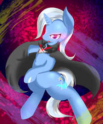 Size: 833x1000 | Tagged: safe, artist:erikura, trixie, g4, alicorn amulet