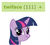 Size: 238x215 | Tagged: safe, twilight sparkle, pony, unicorn, derpibooru, g4, 111, derpimilestone, exploitable meme, faic, female, mare, meta, milestone, smirk, solo, tags, twiface, unicorn twilight