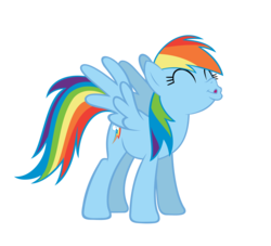 Size: 2200x2000 | Tagged: safe, artist:datnaro, rainbow dash, pegasus, pony, g4, female, kissing, simple background, solo, transparent background, vector