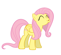 Size: 2200x2000 | Tagged: safe, artist:datnaro, fluttershy, pegasus, pony, g4, female, kissing, simple background, solo, transparent background, vector