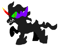 Size: 507x393 | Tagged: safe, king sombra, ghost, umbrum, g4, ms paint, sombrageist