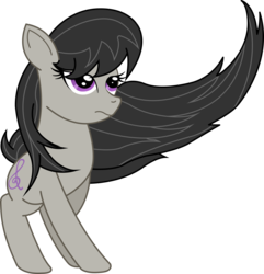 Size: 5787x6000 | Tagged: safe, artist:machstyle, octavia melody, earth pony, pony, g4, absurd resolution, female, simple background, solo, transparent background, windswept mane