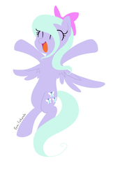 Size: 1181x1748 | Tagged: safe, artist:applejack-lover-fan, artist:pencilsketch, flitter, pony, g4, 30 minute art challenge, female, flying, solo