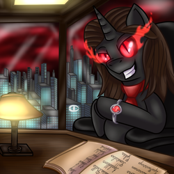 Size: 1000x1000 | Tagged: safe, artist:jerrid120, oc, book, calypso, city, ponified, twisted metal