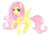 Size: 985x716 | Tagged: safe, artist:cyahna, fluttershy, pony, g4, female, simple background, solo, transparent background