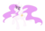 Size: 3540x2500 | Tagged: safe, artist:icepool27, princess celestia, alicorn, pony, g4, female, pink-mane celestia, simple background, solo, transparent background, young, young celestia, younger