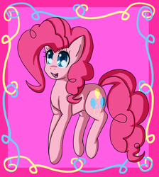 Size: 592x661 | Tagged: safe, artist:meg4cupcake, pinkie pie, earth pony, pony, g4, female, solo