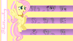 Size: 1920x1080 | Tagged: safe, artist:thegreatfrikken, fluttershy, g4, wallpaper