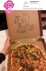 Size: 979x1524 | Tagged: safe, princess luna, g4, box, online, ordering, pizza, pizza box, pizza hut