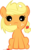 Size: 11927x18940 | Tagged: safe, artist:iamadinosaurrarrr, applejack, earth pony, pony, g4, absurd resolution, baby, baby pony, babyjack, cute, filly, foal, nom, silly, silly pony, simple background, transparent background, vector