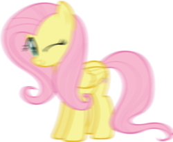 Size: 900x742 | Tagged: safe, fluttershy, g4, blurry, simple background, transparent background, vector