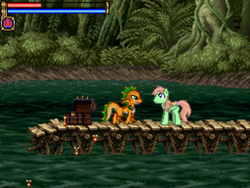 Size: 1024x768 | Tagged: safe, merpony, ponyvania: order of equestria, castlevania, crossover, fan game, game