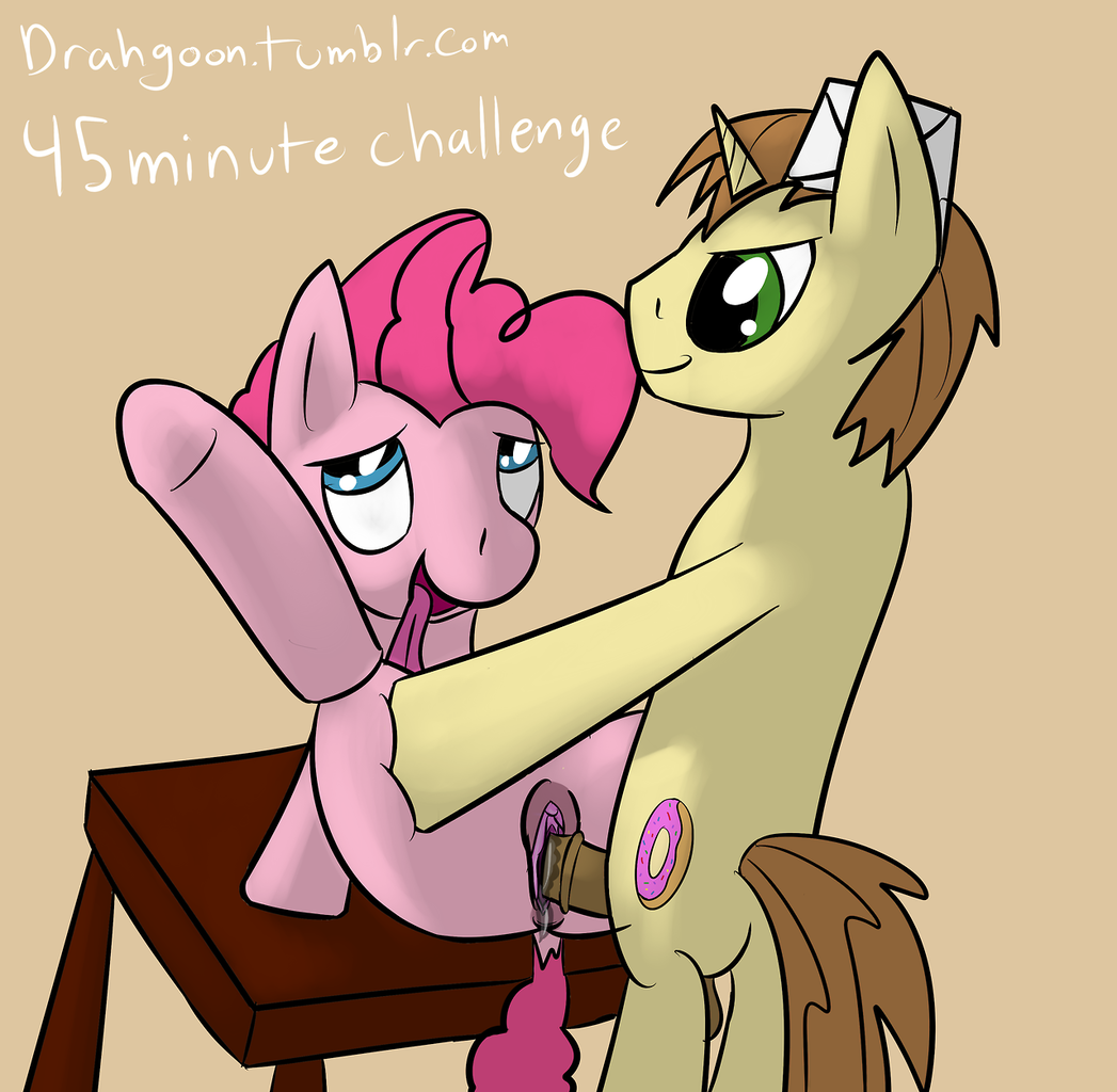 270297 - explicit, artist:drahgoon, donut joe, pinkie pie, g4, anus, artis...