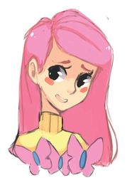 Size: 927x1200 | Tagged: safe, artist:riserion, fluttershy, human, g4, female, humanized, solo
