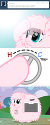Size: 650x1624 | Tagged: safe, artist:mixermike622, oc, oc only, oc:fluffle puff, tumblr:ask fluffle puff, g4, air conditioner, fluffy, lip bite