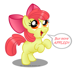 Size: 923x866 | Tagged: safe, artist:aleximusprime, apple bloom, earth pony, pony, g4, female, simple background, solo, transparent background