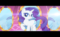 Size: 1440x900 | Tagged: safe, rarity, g4, j.j. abrams, lens flare, letterboxing, widescreen