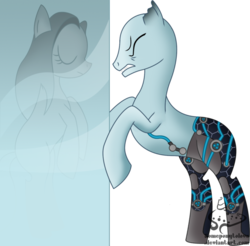 Size: 900x886 | Tagged: safe, artist:someponytolove, arkham city, batman, mr. freeze, nora fries, ponified, simple background, transparent background, vector