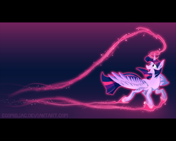 Size: 1280x1024 | Tagged: safe, artist:egophiliac, twilight sparkle, alicorn, pony, g4, female, mare, twilight sparkle (alicorn), wallpaper