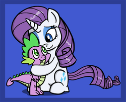 Size: 1024x832 | Tagged: safe, artist:haxorus31, rarity, spike, g4, female, male, ship:sparity, shipping, spikelove, straight