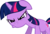 Size: 5004x3408 | Tagged: safe, artist:qwertycz, twilight sparkle, pony, unicorn, a canterlot wedding, g4, my little pony: friendship is magic, absurd resolution, angry, female, floppy ears, pouting, simple background, solo, transparent background, unicorn twilight, vector