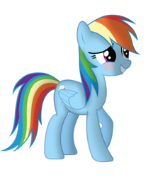 Size: 3242x3747 | Tagged: safe, artist:bubblestormx, rainbow dash, pegasus, pony, g4, blushing, embarrassed