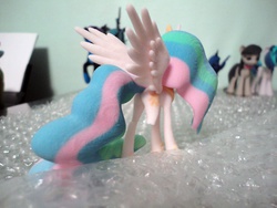 Size: 2592x1944 | Tagged: safe, octavia melody, princess celestia, alicorn, pony, g4, 3d print, butt, female, mare, plot