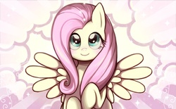 Size: 1402x869 | Tagged: safe, artist:ezoisum, fluttershy, pony, g4, female, solo