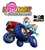 Size: 709x780 | Tagged: safe, edit, rainbow dash, g4, car, crossover, kart, luigi, luigidash, male, mario, mario kart, mario kart: double dash, parody, photoshop, rainbow road, super mario