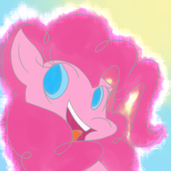 Size: 570x570 | Tagged: safe, artist:lou3797, pinkie pie, earth pony, pony, g4, female, solo