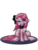 Size: 3900x5100 | Tagged: safe, artist:kp-shadowsquirrel, pinkie pie, earth pony, pony, g4, absurd resolution, bow, candy cane, collar, female, pinkamena diane pie, simple background, solo, transparent background