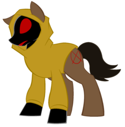 Size: 1256x1280 | Tagged: safe, artist:mizu-bunny, clothes, marble hornets, ponified, totheark