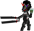 Size: 2086x1909 | Tagged: safe, artist:jewelsfriend, king sombra, cyborg, pony, g4, bipedal, brain, crossover, gak, jar, konami, mask, metal gear, metal gear rising, sundowner, sword