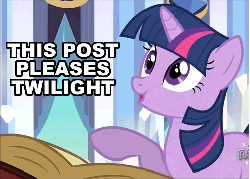 Size: 497x357 | Tagged: safe, edit, edited screencap, screencap, twilight sparkle, pony, g4, the crystal empire, animated, cropped, eye shimmer, female, reaction image, solo
