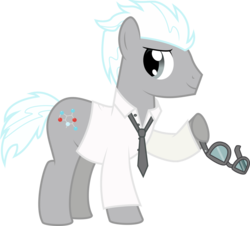 Size: 1280x1159 | Tagged: safe, artist:toughbluff, covalent bond, earth pony, pony, g4, glasses, male, simple background, stallion, transparent background, vector