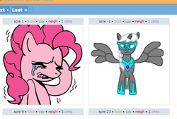 Size: 1149x776 | Tagged: safe, pinkie pie, silver spoon, alicorn, pony, g4, exploitable meme, juxtaposition, juxtaposition win, ms paint, reaction image, silvercorn, spoonicus maximus