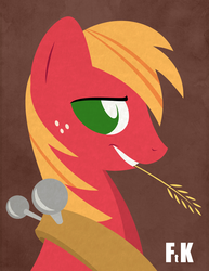 Size: 2074x2687 | Tagged: safe, artist:fluttershythekind, big macintosh, earth pony, pony, g4, male, solo, stallion