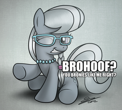 Size: 1200x1080 | Tagged: safe, artist:dori-to, silver spoon, g4, brony, hoofbump, image macro