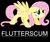 Size: 1600x1340 | Tagged: safe, fluttershy, pinkie pie, g4, arial, flutterscum, text