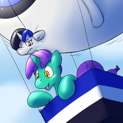 Size: 1200x1200 | Tagged: safe, artist:rawr, oc, oc only, balloon pony, balloon, inflatable, inflation
