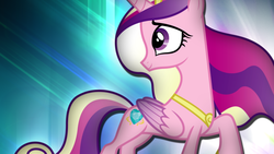 Size: 1920x1080 | Tagged: safe, artist:overmare, princess cadance, alicorn, pony, g4, female, mare, solo, wallpaper