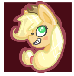 Size: 1406x1432 | Tagged: safe, artist:ehherinn, applejack, earth pony, pony, g4, female, solo