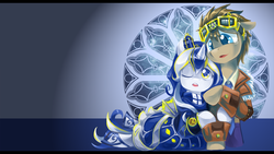 Size: 1280x720 | Tagged: safe, artist:saturnspace, doctor whooves, time turner, clockwise whooves, g4, ponified, steampunk, tardis