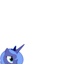 Size: 979x816 | Tagged: safe, princess luna, pony, g4, female, peeking, s1 luna, simple background, solo